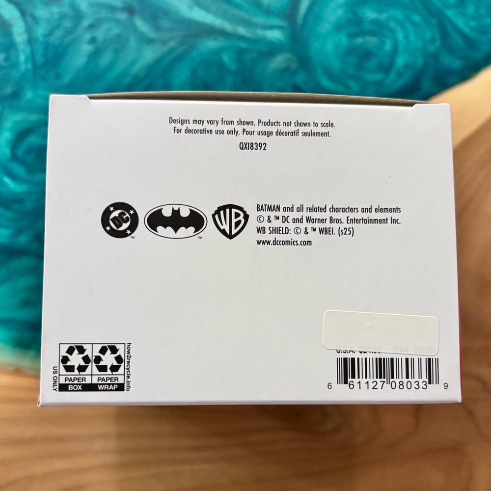 Hallmark Keepsake Artist designed Batman Behind the Bat Shield Ornament - Picture 4 of 4